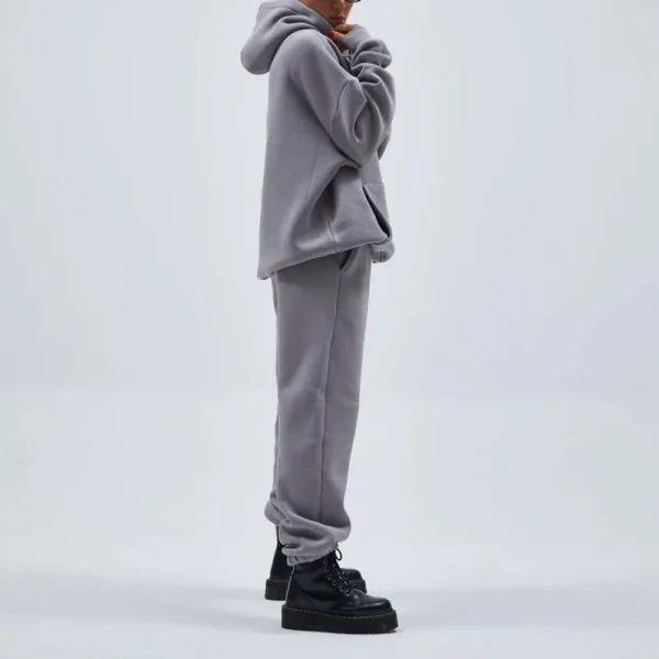 Women Heavyweight Baggy Tracksuit 2 Piece Outfits Lounge Hoodie Sweat Suit Sets Oversized Sweatshirt Sweatpants Matching - Image 3