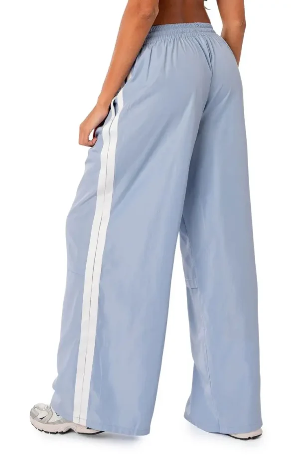 Women's High Quality Sweatpants Elastic Drawstring Pocketed Track Pants - Image 3