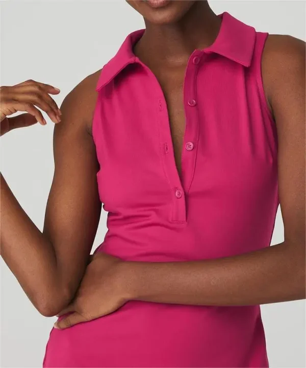 Tennis Dress  Women's Tennis Golf Dress With Shorts Active Exercise Workout Athletic Dresses for Women With Zipper Pockets - Image 3