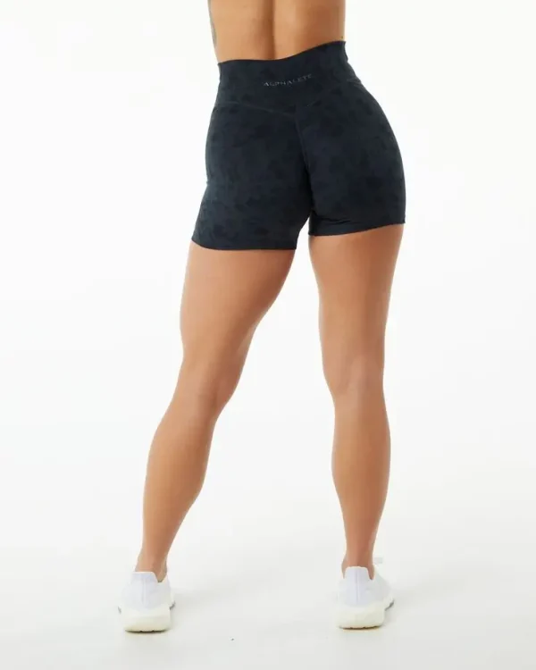 Women's Shorts 5inch Black Pebbles - Image 3