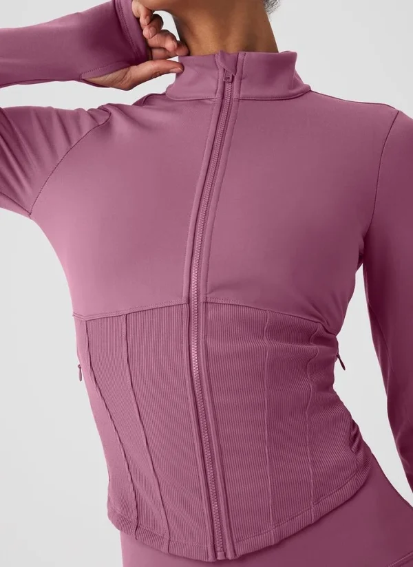 Ladies Premium Corset Full Zip Jacket - Image 4