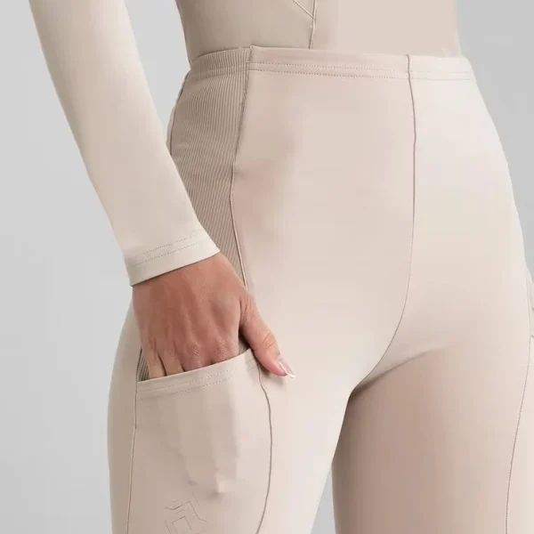 Women's High-waisted Pants With Pockets Comfortable and Skin-friendly Sports Long Leggings