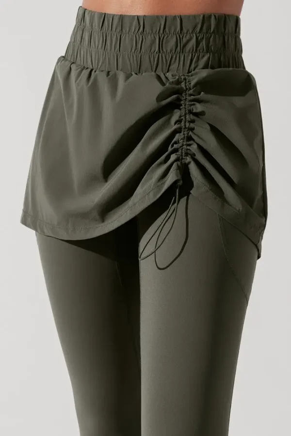 Bungee Leggings Soft Leggings Combined With a Bungee-style Skirt - Image 5