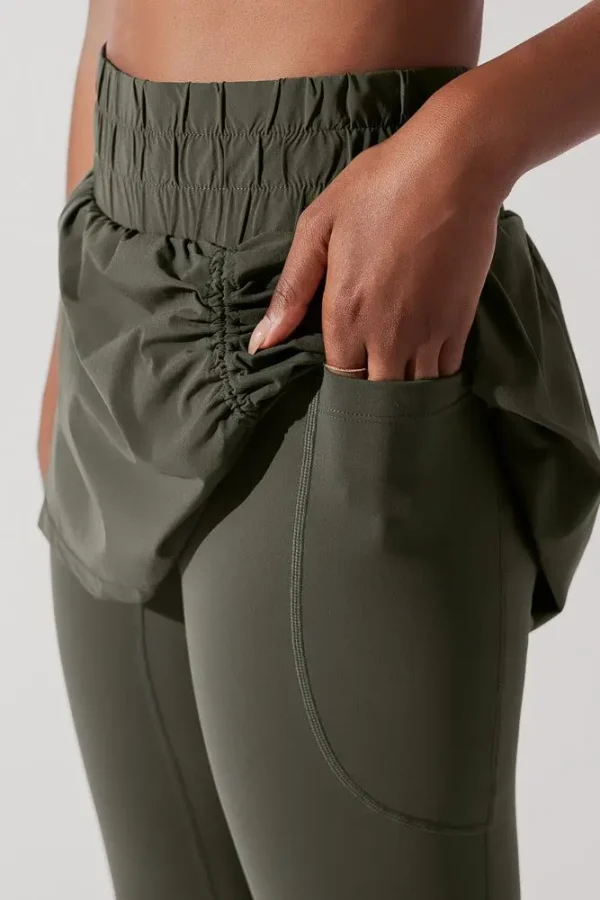 Bungee Leggings Soft Leggings Combined With a Bungee-style Skirt - Image 4