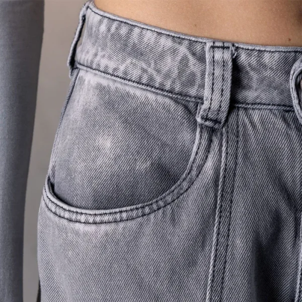 Womens Baggy Jeans Y2k Cargo Jeans Streetwear Casual High Waist Baggy Denim Cargo Pants with Pockets - Image 4
