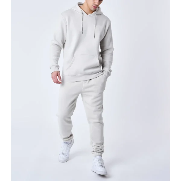 380gsm Unisex Pullover Sweatshirt Hoodie Set Terry Fleece Blank Designer Jogger Training Wear Tracksuit 2 Piece Set - Image 3