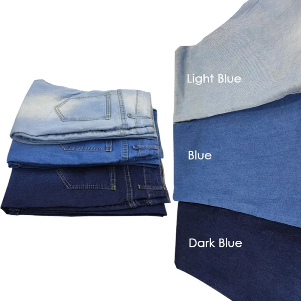 Hot Selling Plus Maxi Size High-elastic Classic Mid Rise Skinny Jeans Slim Denim Distressed Jeans - Image 3