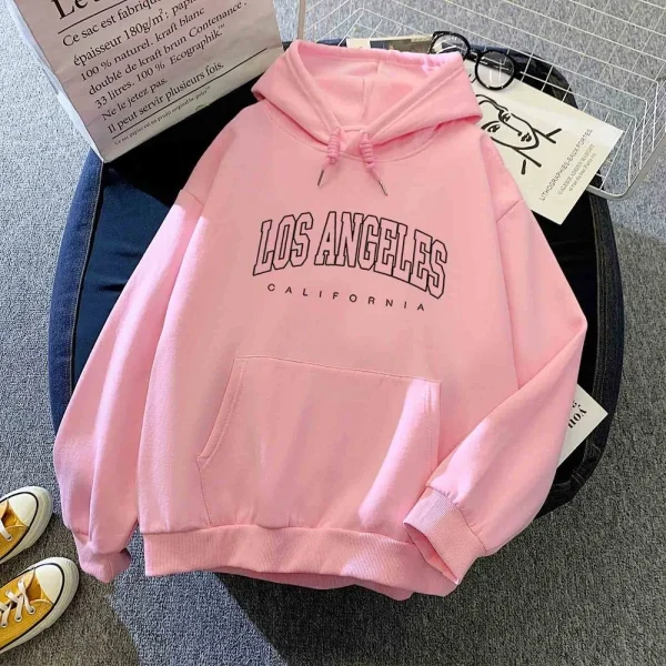 2025 New Arrival Women Casual Printed Letter Outdoor Loose Hoodies - Image 3