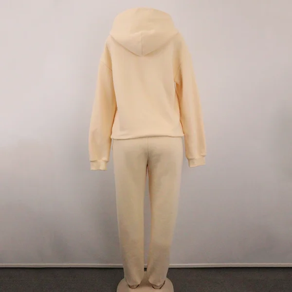 Women Men Tracksuit Set Unisex Track Suit Sweatsuit Set Cotton Joggers Pants Two Piece Pants Set - Image 5