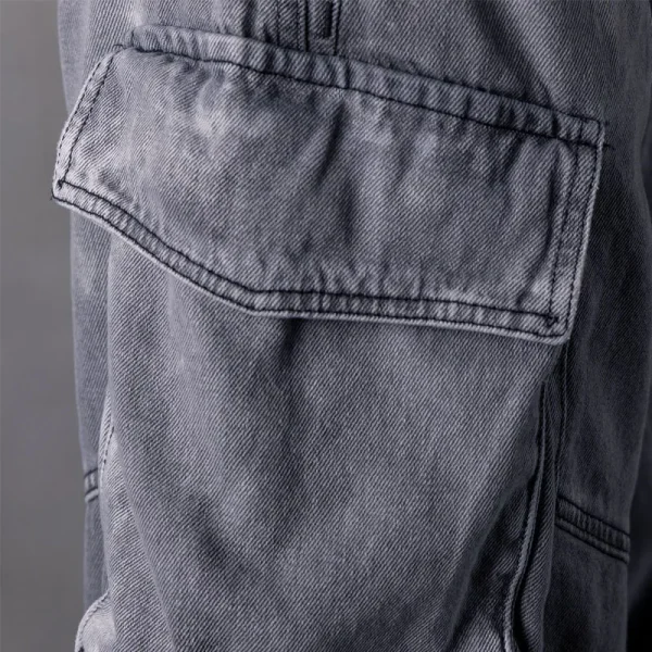 Womens Baggy Jeans Y2k Cargo Jeans Streetwear Casual High Waist Baggy Denim Cargo Pants with Pockets - Image 5