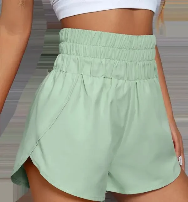 Shorts Gym Sports Casual Jogging Ladies Running Loose Shorts Jogging Summer High Waist Elastic Women'S Shorts Female Clothing - Image 2