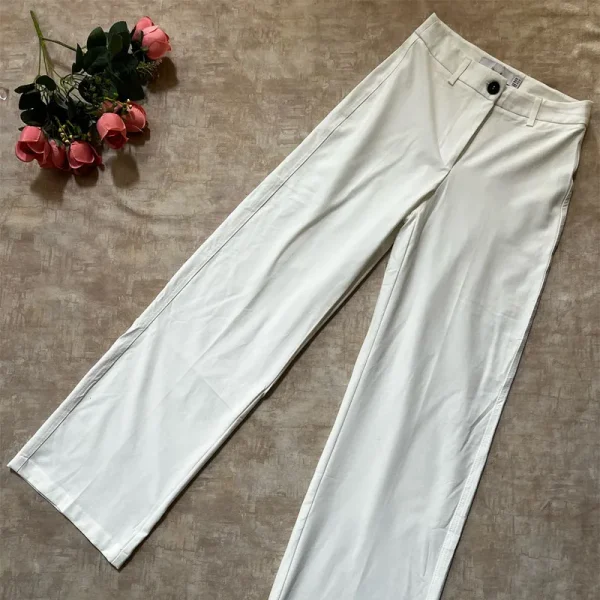 Women's Pants Trousers Casual Palazzo Pants Loose Fit with Pockets - Image 4