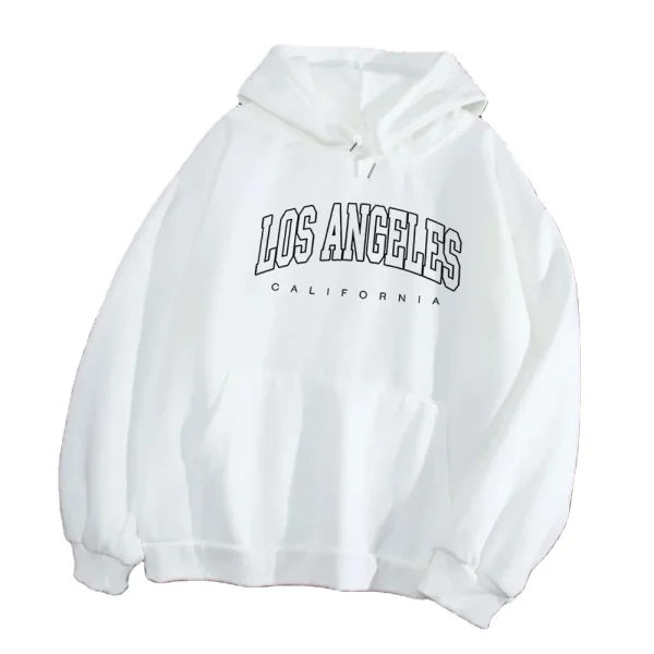 2025 New Arrival Women Casual Printed Letter Outdoor Loose Hoodies
