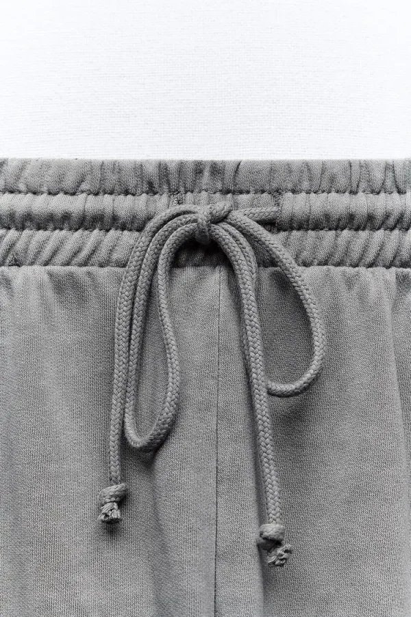 High Waist Women's Jeans Adjustable Elastic Drawstring Waistband With Straight Leg Pronounced Seams Limited Items Left - Image 3