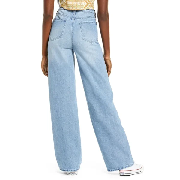Casual Wide Leg Pants High Waisted Straight Wide Legs Streetwear Cargo for Women - Image 4
