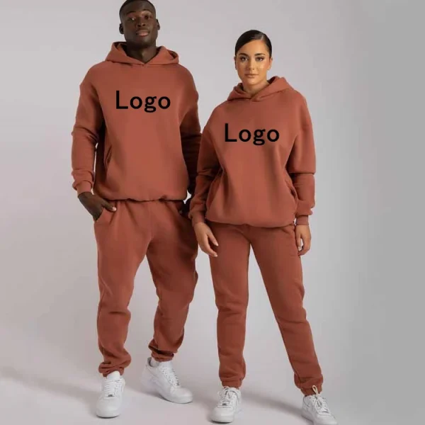 Women Men Tracksuit Set Unisex Track Suit Sweatsuit Set Cotton Joggers Pants Two Piece Pants Set