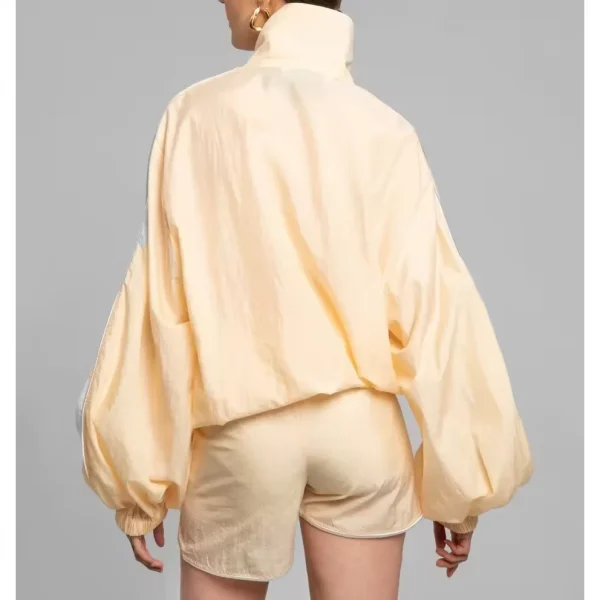 Comfort Women Two Piece Set Long Sleeve Half Zipper Windbreaker Sweatsuit Windbreaker and Shorts Casual Sports Suit Outdoor Set - Image 4