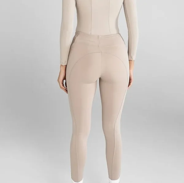 Women's High-waisted Pants With Pockets Comfortable and Skin-friendly Sports Long Leggings - Image 4