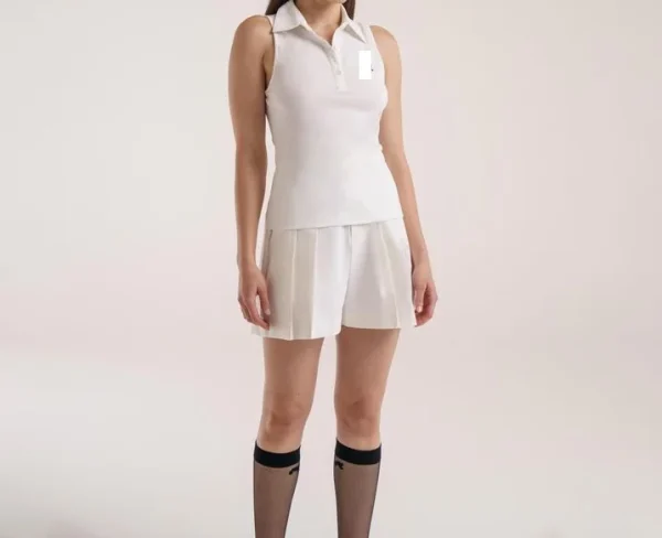 Quality Women's Golf Sleeveless POLO Shirt Sports Top - Image 3